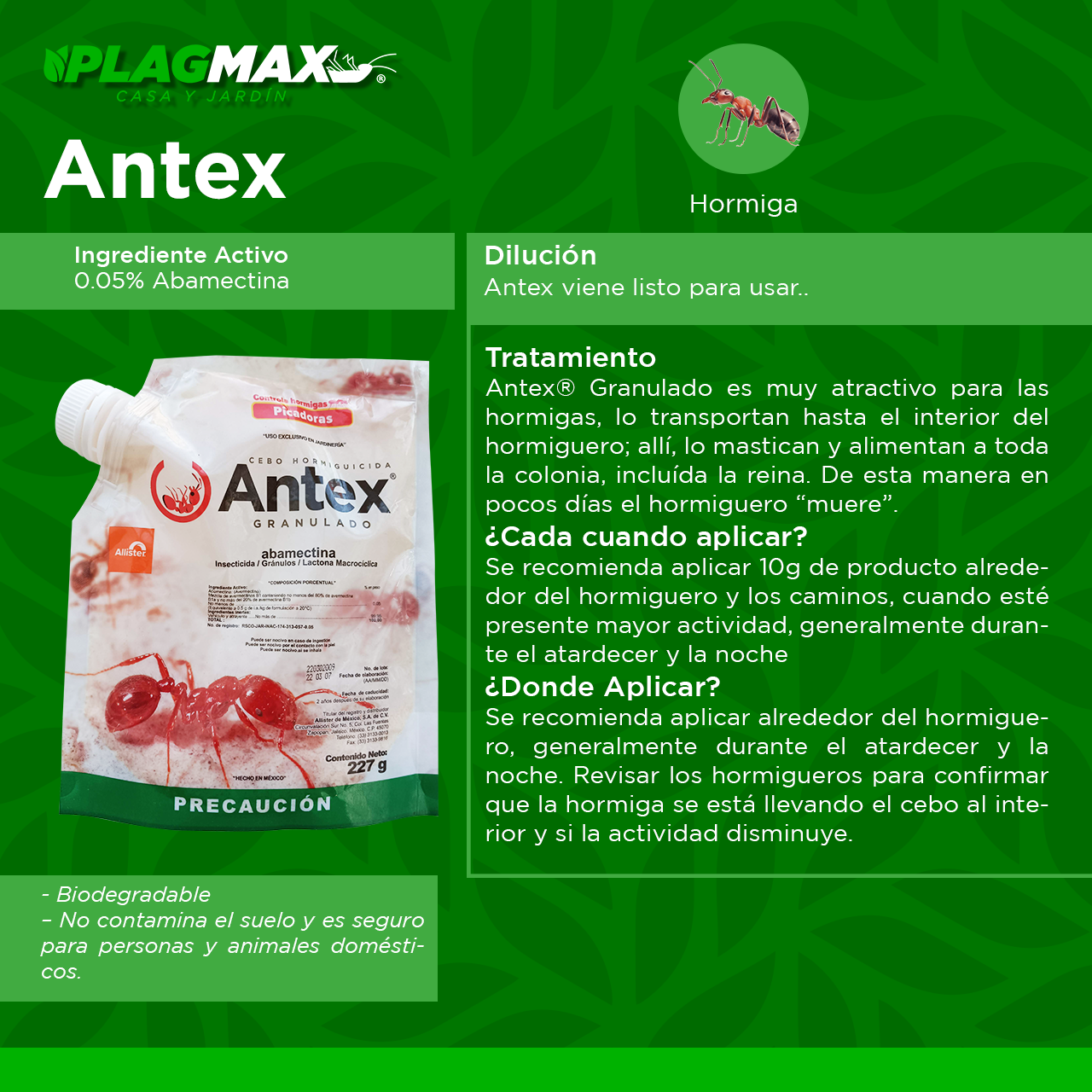 Antex Granulado 227G