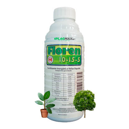 Floren 10-15-5 1L Fertilizante