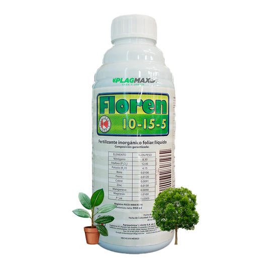 Floren 10-15-5 1L Fertilizante