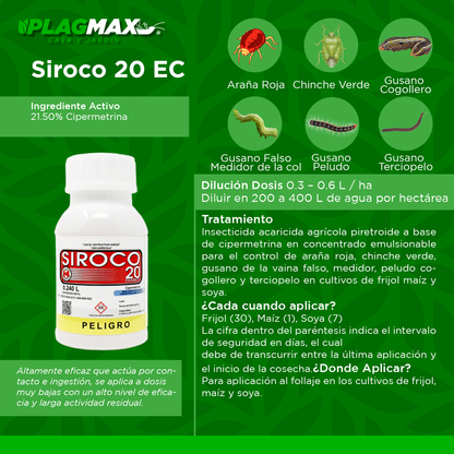 Siroco 20 Ec 240 Ml.