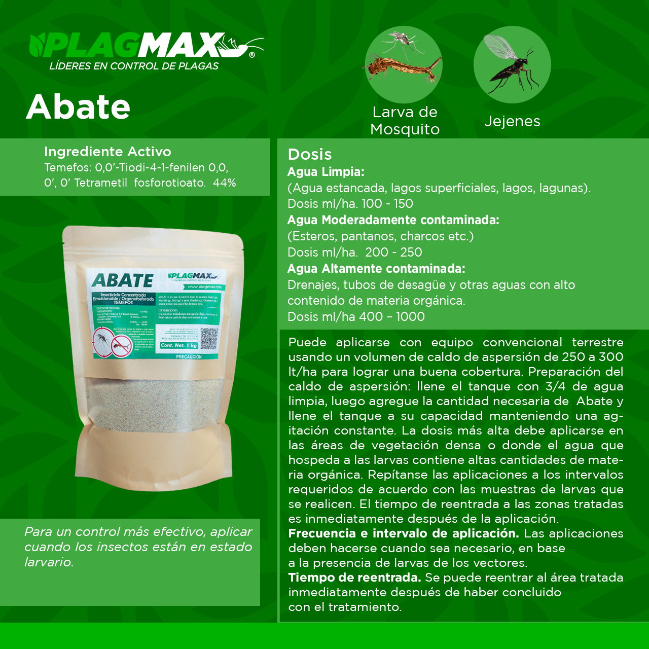 Abate 1% Saco 1 kgs