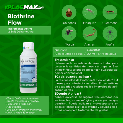 Biothrine Flow 100 ml | 3 Pzas