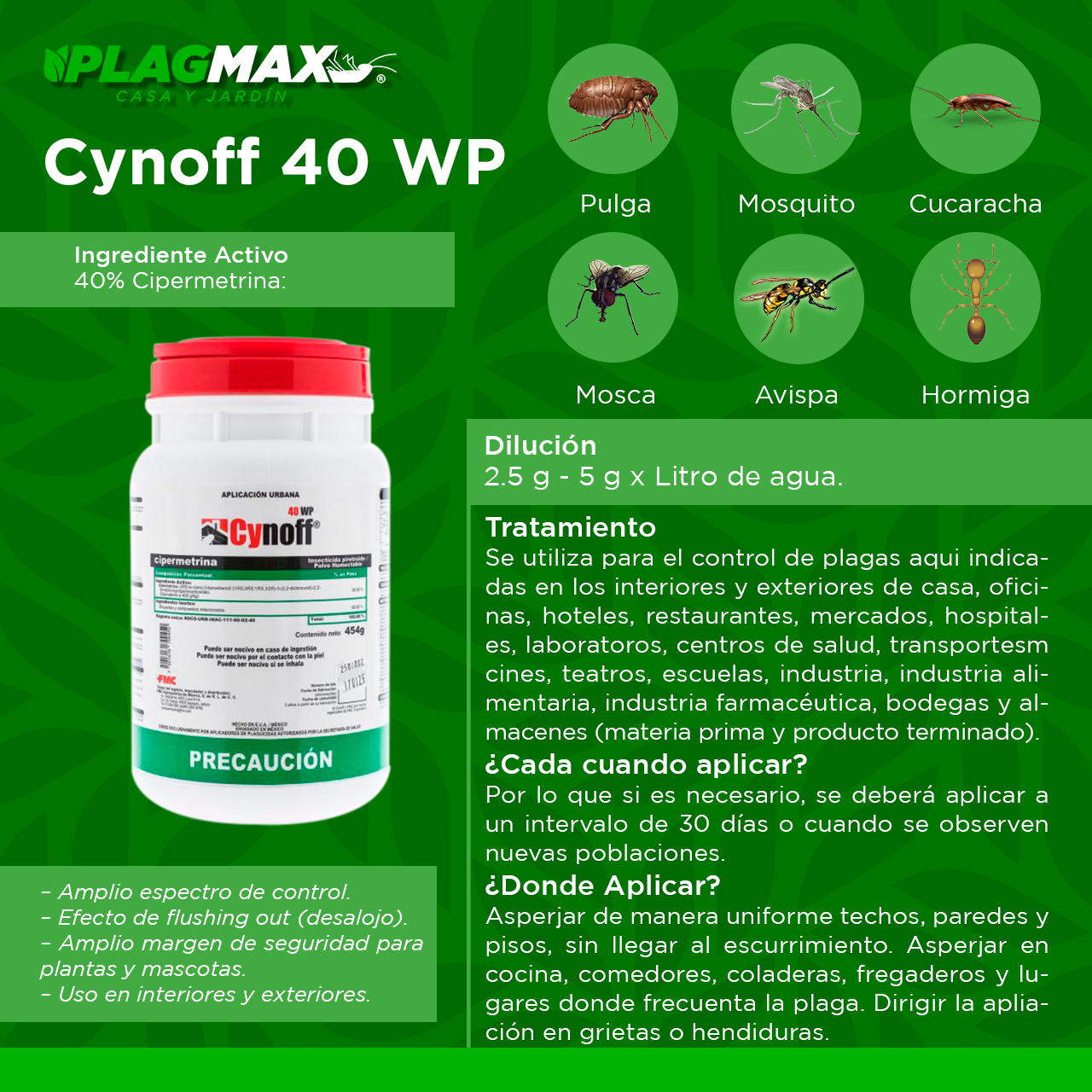 Cynoff 40 Wp Tarro