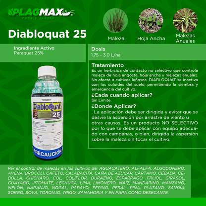 Diabloquat 25 Herbicida