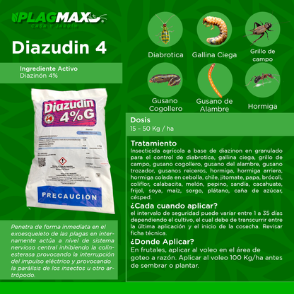 Kit Diazudin 4BA | 3 Paquetes de 2 kg