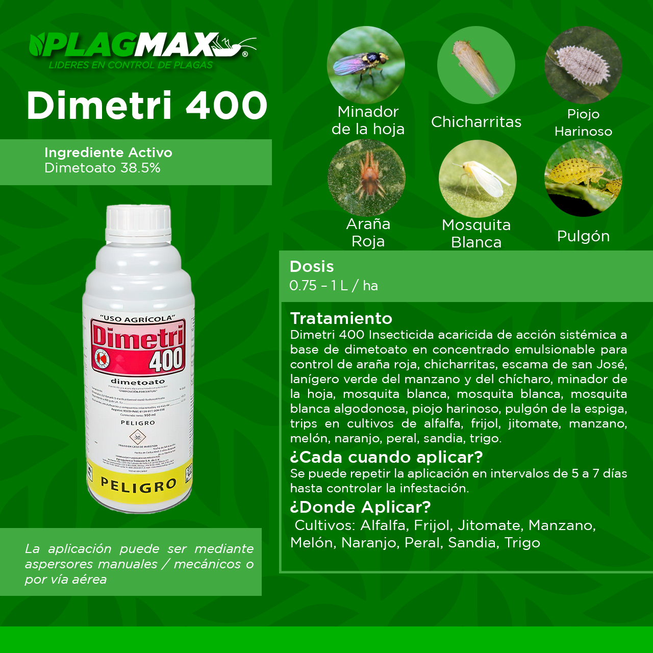 Dimetri 400 950Ml (Dimetoato)