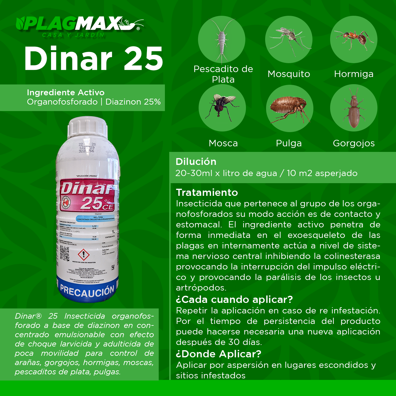 Dinar 25 Ce Litro