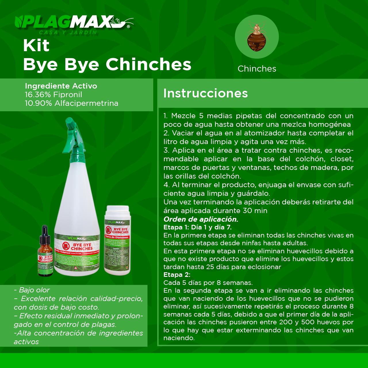 Kit Bybye Chinches