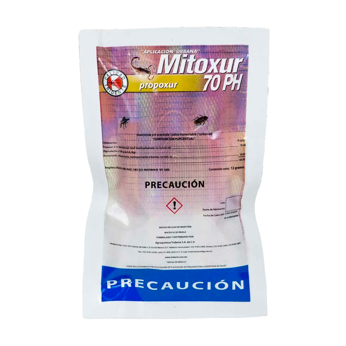 Mitoxur 70 Ph Sobre 12 Gr
