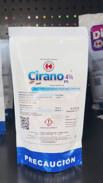Insecticida Cirano 4% Ps 1 Kg | Cipermetrina Polvo Seco
