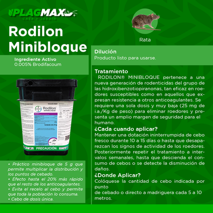 Rodilon Miniblock Cubeta 9Kg Urbano